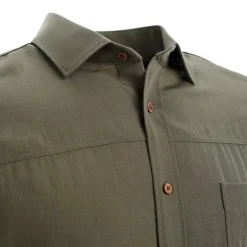 Aclima Woven Wool Shirt Man Ranger Green