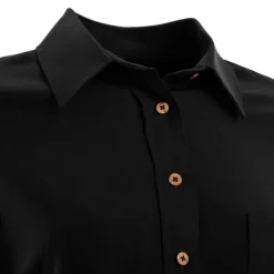 Aclima Woven Wool Shirt Woman Jet Black