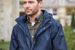 Alan Paine Ilkley Flannel Button Down Collar Shirt flanellipaita, Olive Check