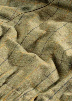 Alan Paine M's Rutland Waterproof Tweed Shooting Coat Dark Moss