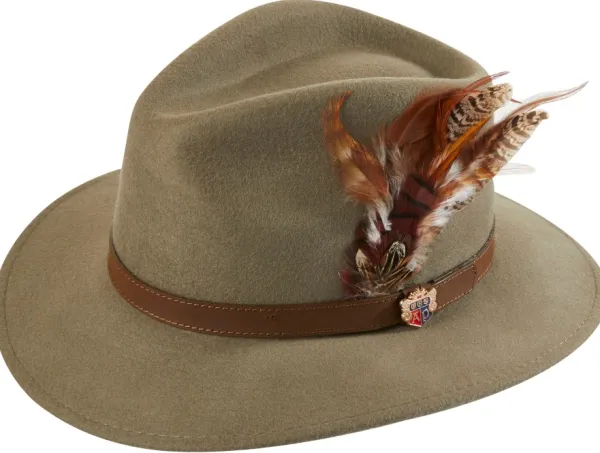 Alan Paine Richmond Felt Hat hattu, Oatmeal