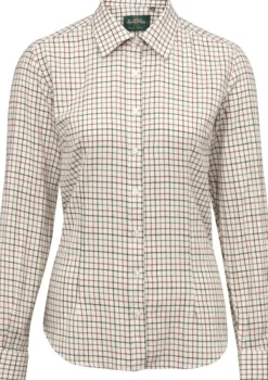 Alan Paine Shirt Bromford naisten kauluspaita, Check 2 Red