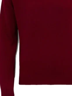 Alan Paine Streetly V-Neck Pullover lampaanvillainen pusero, viininpunainen