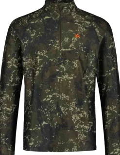 Alaska 1795 Alaska CoolDry Half-Zip Top paita, BlindTech Invisible