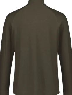 Alaska 1795 Alaska CoolDry Half-Zip Top paita, Moss Brown