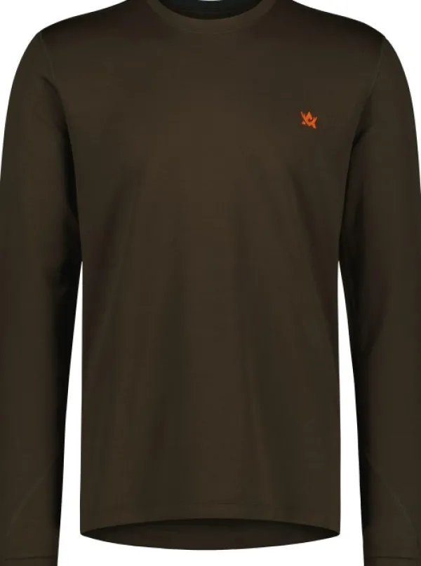 Alaska 1795 Alaska CoolDry LS T-Shirt paita, Brown