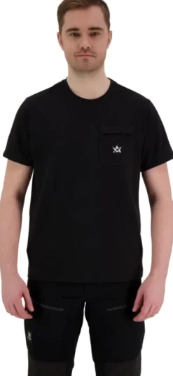 Alaska 1795 Alaska Freedom t-paita rintataskulla, musta