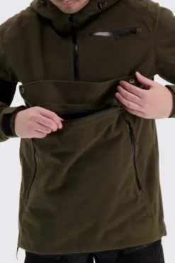 Alaska 1795 Alaska Performance anorakki, vihreäruskea