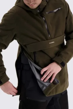 Alaska 1795 Alaska Performance anorakki, vihreäruskea