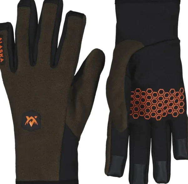 Alaska 1795 Alaska Raptor Gloves metsästyshanskat, Brown