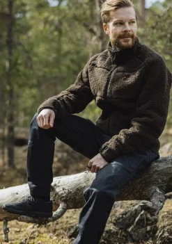 Alaska 1795 Alaska Teddy -miesten takki, Moss Brown