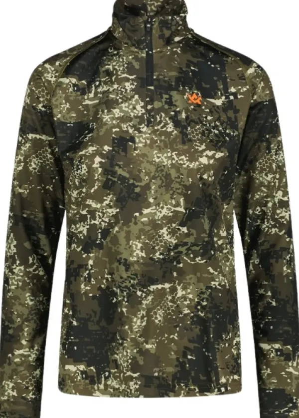 Alaska 1795 Alaska W's CoolDry Half-Zip Top BlindTech Forest