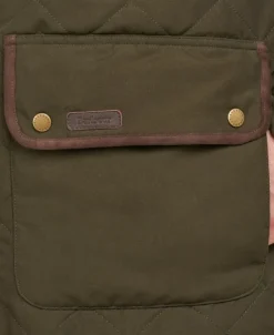 Barbour Burton Quilt ulkoilutakki, tummanvihreä