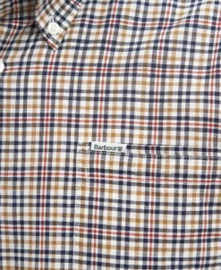 Barbour Durand Relaxed Fit Shirt paita, Dark Tan