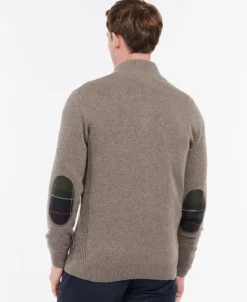 Barbour Holden Half Zip -miesten villapaita, Military Marl