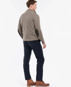 Barbour Holden Half Zip -miesten villapaita, Military Marl