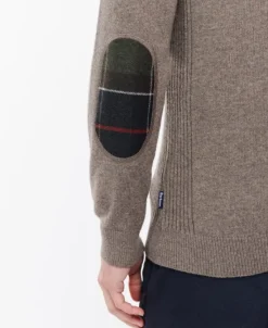 Barbour Holden Half Zip -miesten villapaita, Military Marl