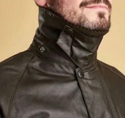 Barbour M's Classic Beaufort Wax Jacket Dark Olive