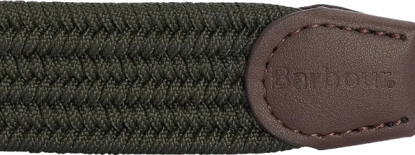 Barbour Nevis Stretch Webbing Belt vyö, Dark Olive