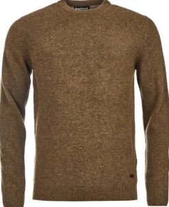 Barbour Patch Crew villapaita, ruskeavihreä