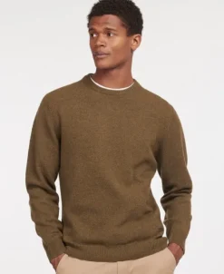 Barbour Patch Crew villapaita, ruskeavihreä