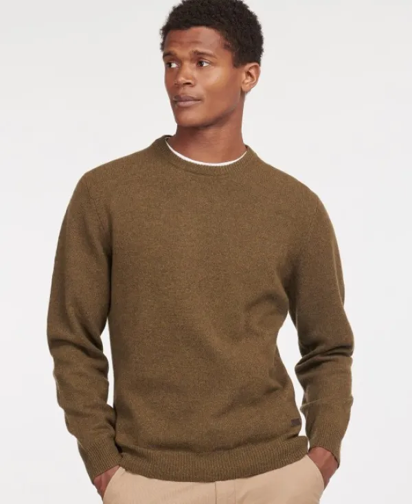 Barbour Patch Crew villapaita, ruskeavihreä