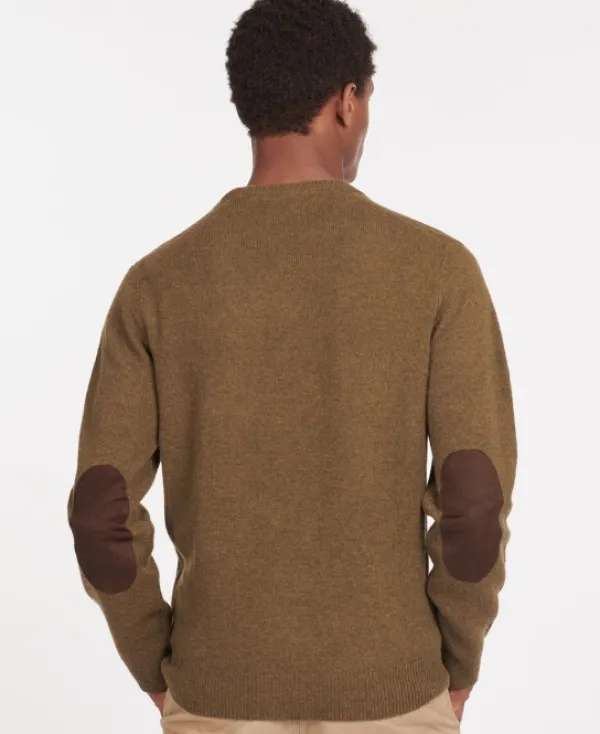 Barbour Patch Crew villapaita, ruskeavihreä