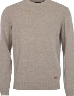 Barbour Patch Crew villapaita, vaalea beige