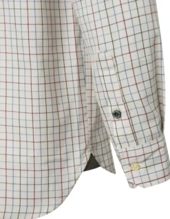 Beretta Charlow LS Shirt paita, White & Green Check