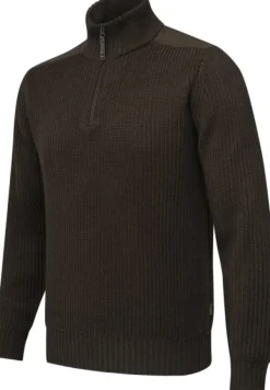 Beretta Dover Half Zip Tech Sweater pusero, ruskea