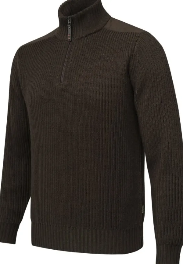 Beretta Dover Half Zip Tech Sweater pusero, ruskea