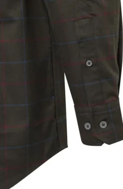 Beretta Jargo Stretch Shirt paita, Bark & Burgundy Check