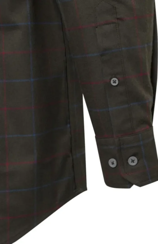 Beretta Jargo Stretch Shirt paita, Bark & Burgundy Check