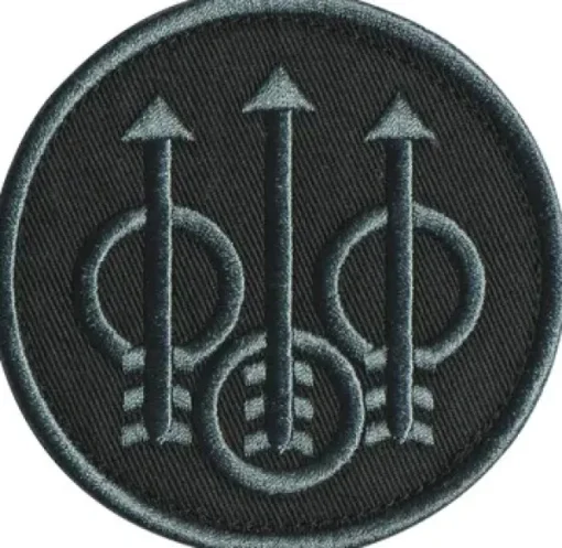 Beretta Unisex Trident Velcro Patch Black