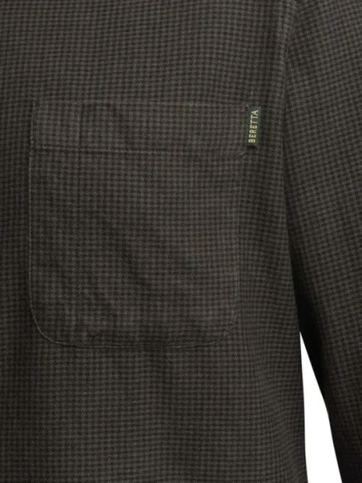 Beretta Wood Pied de Poule Shirt paita, Green Moss