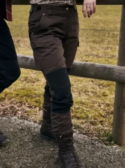 Chevalier Avon naisten housut, ruskea/musta