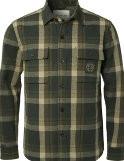 Chevalier Axe Overshirt paita, Green Checked