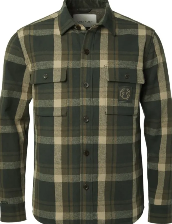Chevalier Axe Overshirt paita, Green Checked