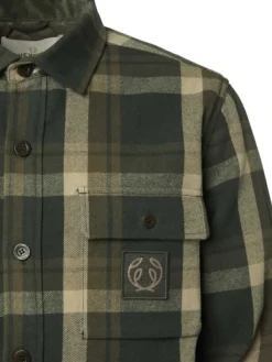 Chevalier Axe Overshirt paita, Green Checked
