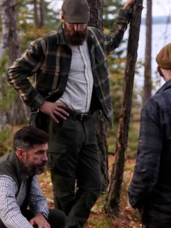 Chevalier Axe Overshirt paita, Green Checked