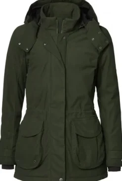 Chevalier Basset Winter naisten metsästystakki, tummanvihreä