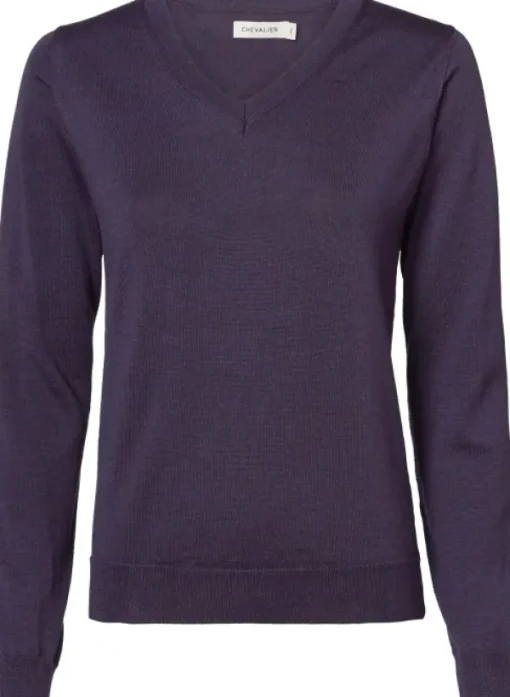 Chevalier Blaise Pullover naisten pitkähihainen paita, violetti