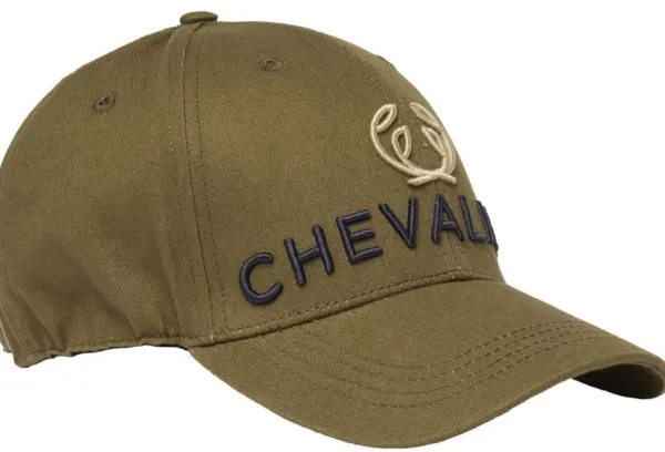 Chevalier Elm Logo Cap puuvillainen lippalakki, vihreä