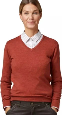 Chevalier Gart Merino Lady Sweater naisten villapaita, oranssi