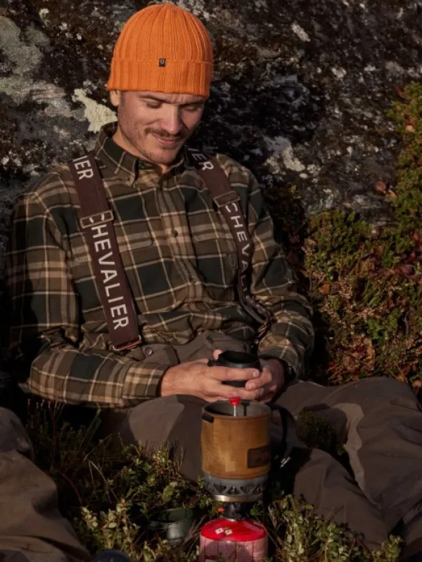 Chevalier Heron Flannel Shirt paita, Evergreen Checked