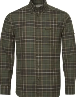 Chevalier M's Teal Light Flannel Shirt Hemlock Green Checked