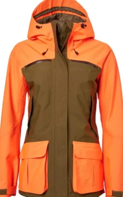 Chevalier Noux naisten metsästyspuku, vihreä-oranssi