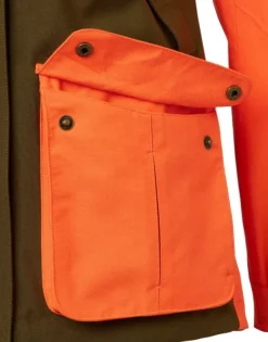 Chevalier Noux naisten metsästyspuku, vihreä-oranssi