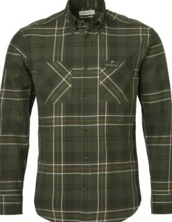 Chevalier Willow Flannel Shirt flanellipaita, tummanvihreä