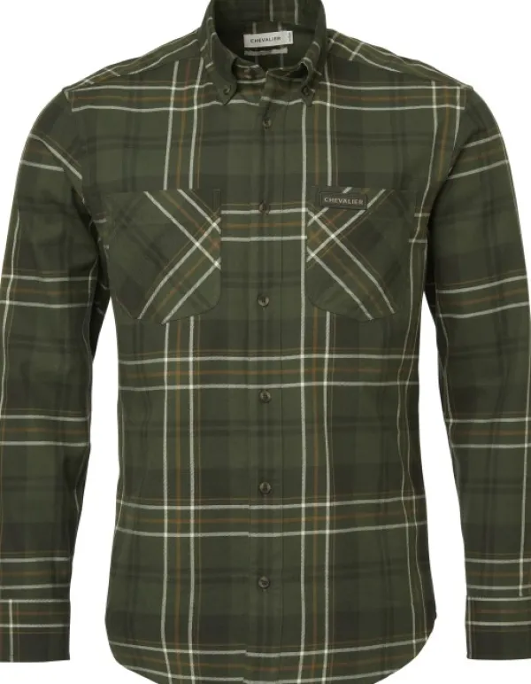 Chevalier Willow Flannel Shirt flanellipaita, tummanvihreä